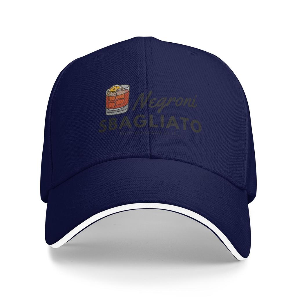 Negroni Sbagliato Sun Baseballkappe Sommer Paar Damen Druck Trucker-Kappe Verstellbar Lässig Outdoor Fitnessstudio Baseballkappen