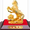 Yousheng Goldenes Pferd Figur Bringt Glück Reichtum Chinesischer Stil Pferdestatue Fengshui Dekoration Heim Büro Schreibtisch Ornament