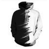 Mens Womens Christmas Santa 3D Digital Print Hooded Sweatshirt Loose Fit Winter Casual Top