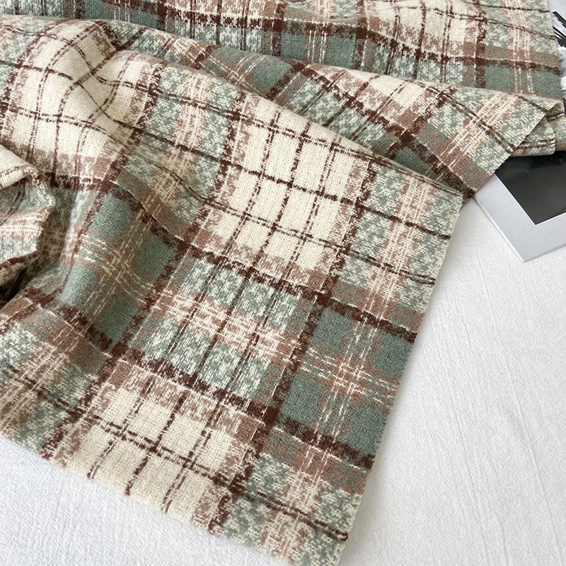 Schal Damen Winter Neu Kariert Quasten Schal Vielseitig Studentenpaar Warme Atmosphäre Schal