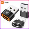 Xiaomi OTG Adapter USB To Type C Adapter USB Male To Type C Female Converter Fast Charging Data Transfer For PC Xiaomi Samsung