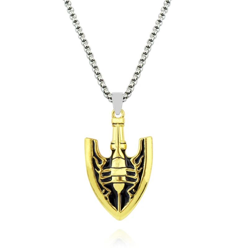 Anime JOJO'S BIZARRE ADVENTURE Collana Pietra Rossa di Aja Ciondolo Cosplay Collana a Catena Girocollo Collane Ciondoli Gioielli Donna Uomo