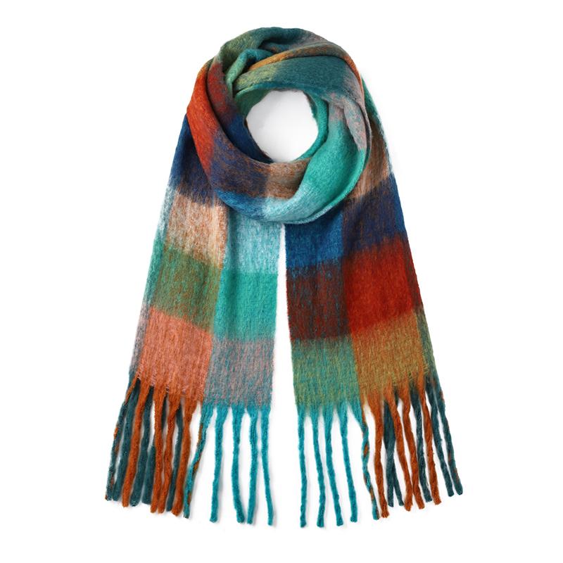 Korean Style Winter Thick Warm Scarf Women Cashmere Shawl and Wraps Pashmina Neckerchief Bufanda Female Long Tessel Echarpe 2025