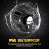 2Pcs Motorcycle Spotlights LED Yellow White Four Mode Strobe 12V Motorcycle Lamp Universal Moto Headlight Spotlights Accessories