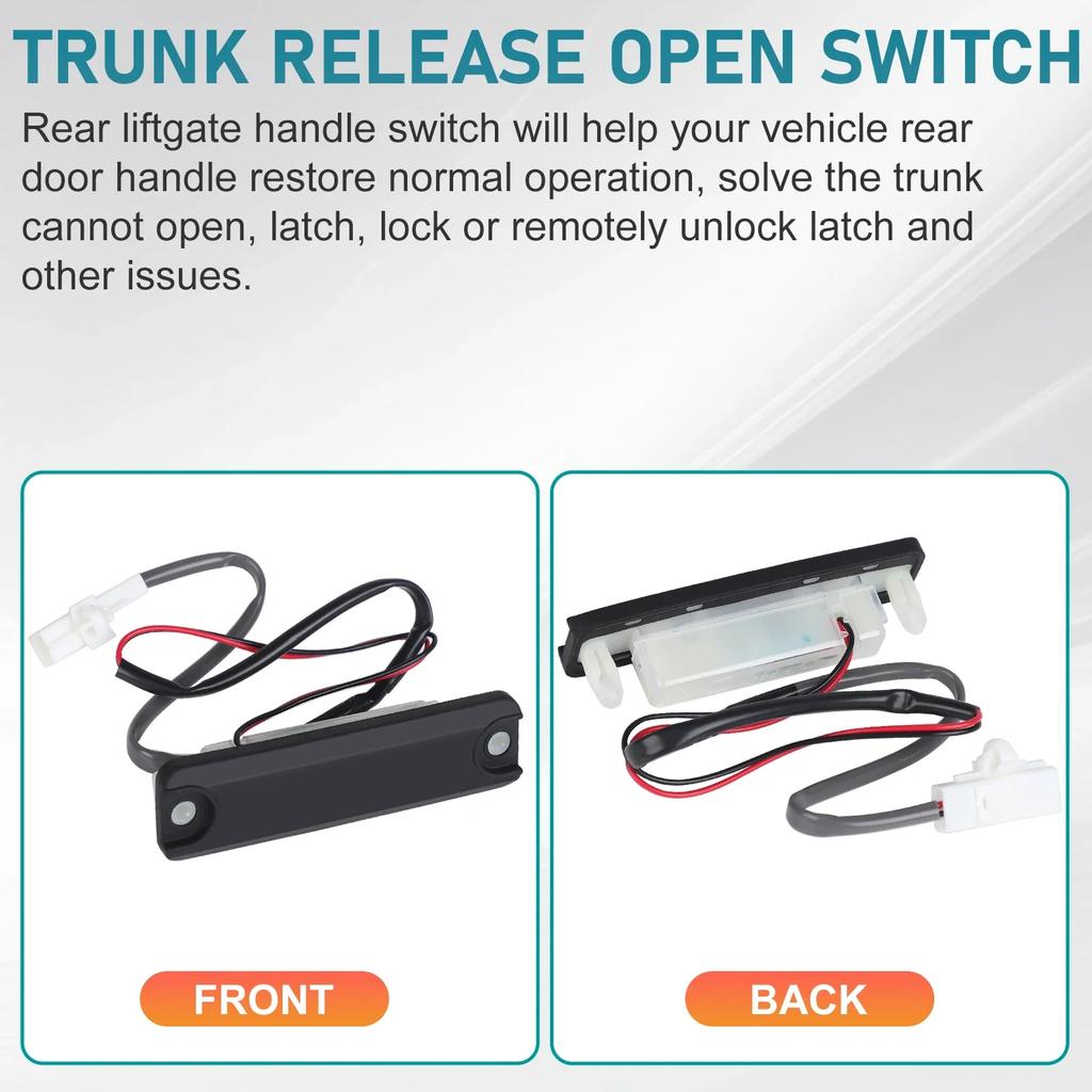 Rear Door Opening Button Tailgate Handle Release Switch For 2004 2005 2006 Scion XB Toyota Door Switch Replacement 84840-52010
