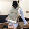 New large-capacity backpack, female college backpack, men's schoolbag, fashionable and versatile, campus style ins