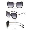 UV Protection Women's Rhinestone Shades Street Shooting Retro Sun Glasses Gradient Eyewear