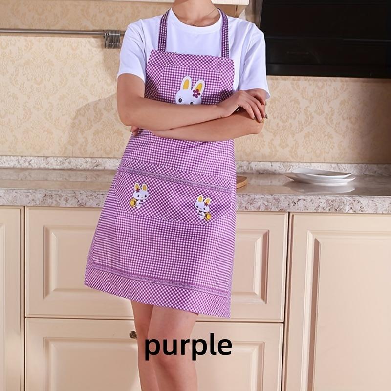 Cooking Apron, Multi-functional Cute Apron with Pocket, Wear and Tear Resistant Apron, Suitable for Chefs, Outdoor Gardening, Cooking, And Baking
