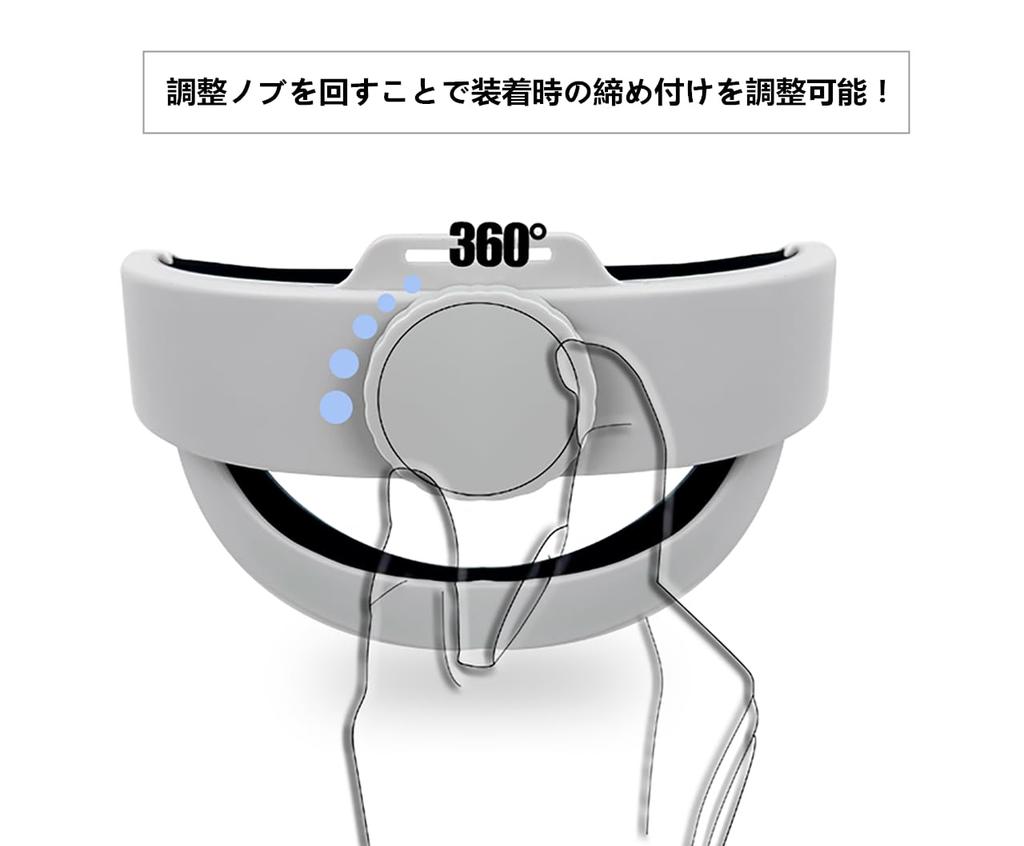 [SHEAWA] Replacement Head Strap for Meta Quest 3S/Quest 3, Breathable, Reduces Stress, Adjustable Tightness, and Compatible with Headbands