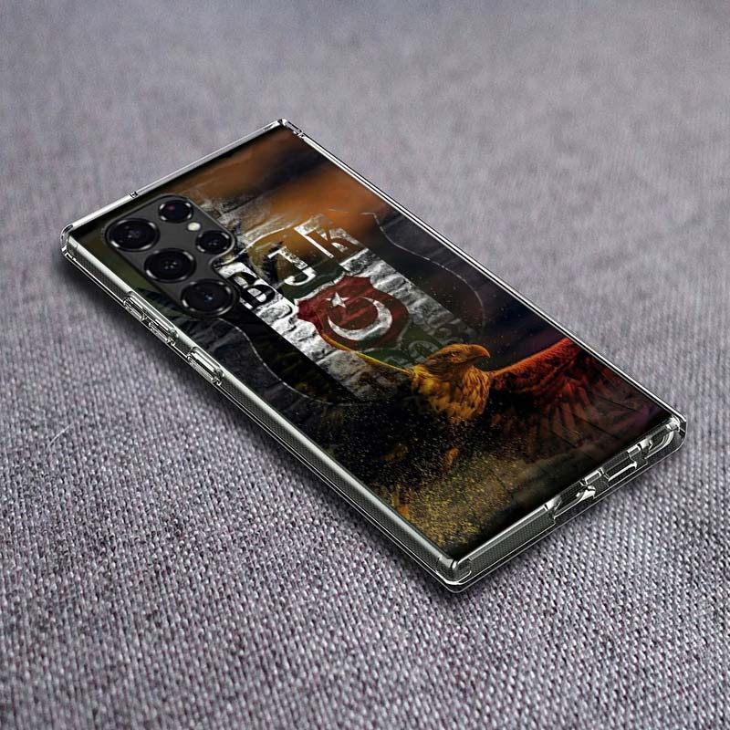 

Fashion Besiktas BJK Phone Case For Samsung Galaxy S24 S23 S21 S20 FE S22 S26 Ultra S25 Edge S10 Plus Cover Clear TPU Capa Shell Samsung S21 Plus