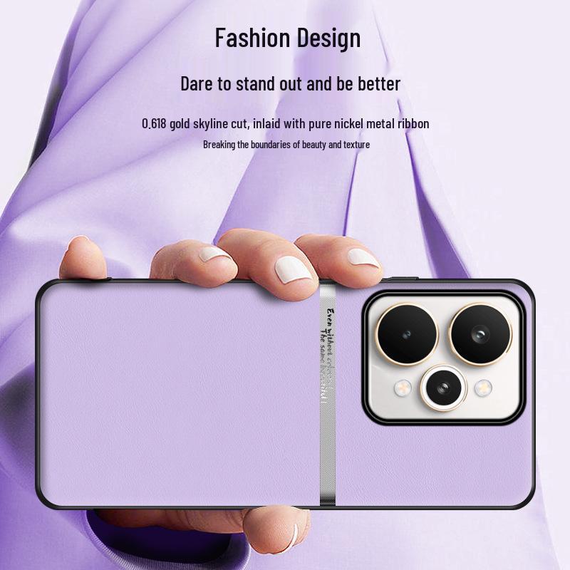 Realme 15 Pro H Liquid Leather Phone Case - Durable, Minimalist, High-End Business Design