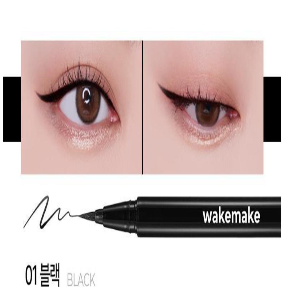 WAKEMAKE Any-Proof Pen Eyeliner 1+1 Set (New)