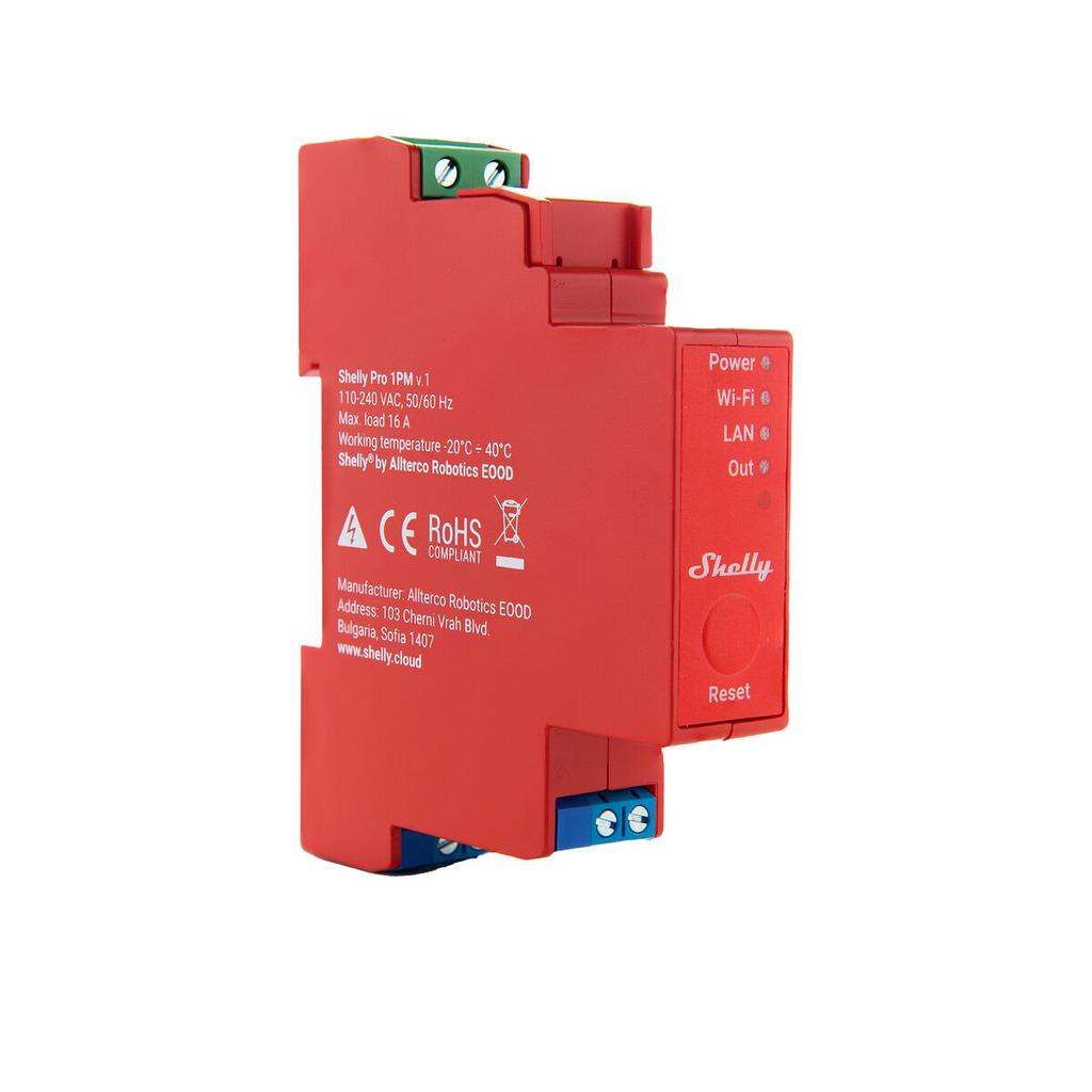Relais-Modul Shelly DIN PRO 1PM