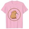 Tops Grficos Blusa Feunisexina Ropa Esttica Moda Capybara Camiseta De Mujer Unisexga Casual Ropa Esttica Bonita