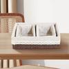 Storage Basket Woven Frame Storage Basket Desktop Toys Miscellaneous Items Snacks Storage Box Storage Basket