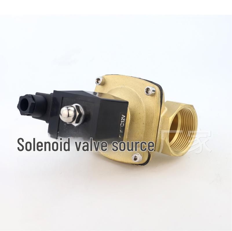 Válvula solenoide de cobre puro impermeable, ahorradora de energía, sin calentamiento, válvula de agua, 220V/24V, disponible en tamaños: 4mm, 6mm, 1 pulgada, 2 pulgadas.