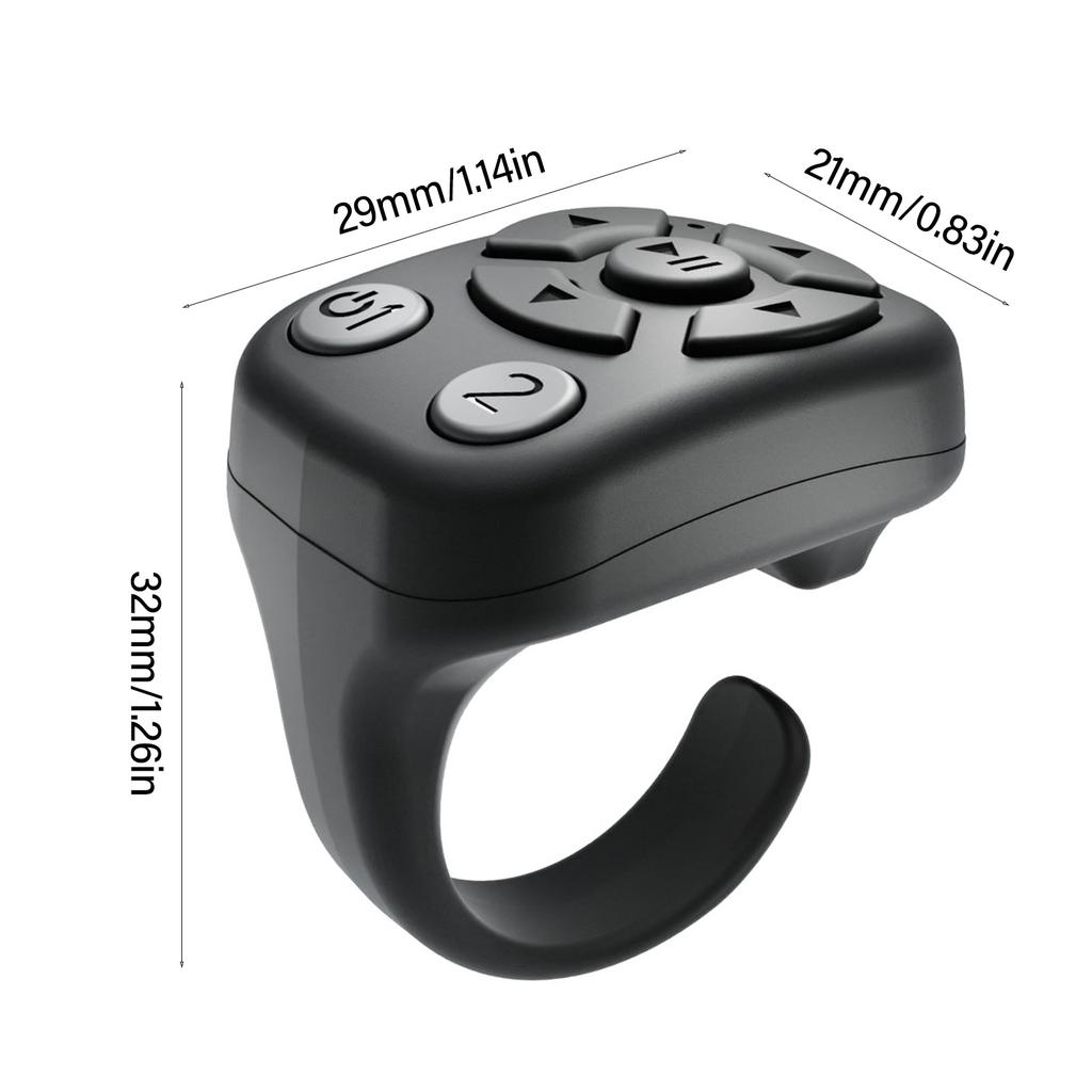 Wireless Bluetooth-compatible Remote Shutter For Scrolling Page Turning Wireless Photo Clickers Remotes Devices
