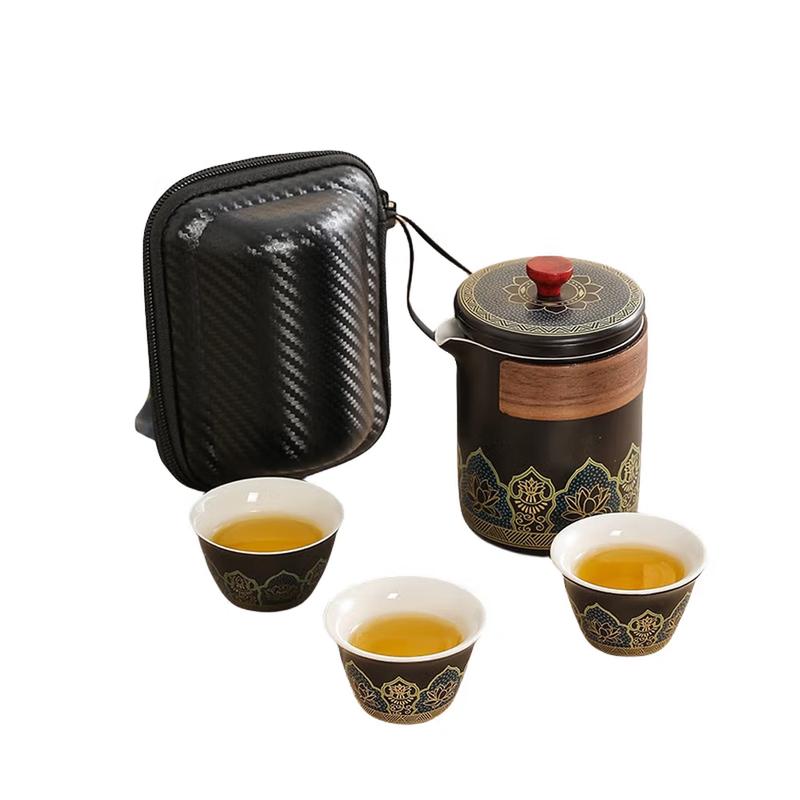 Yunyan Portable Ceramic Travel Tea Set
