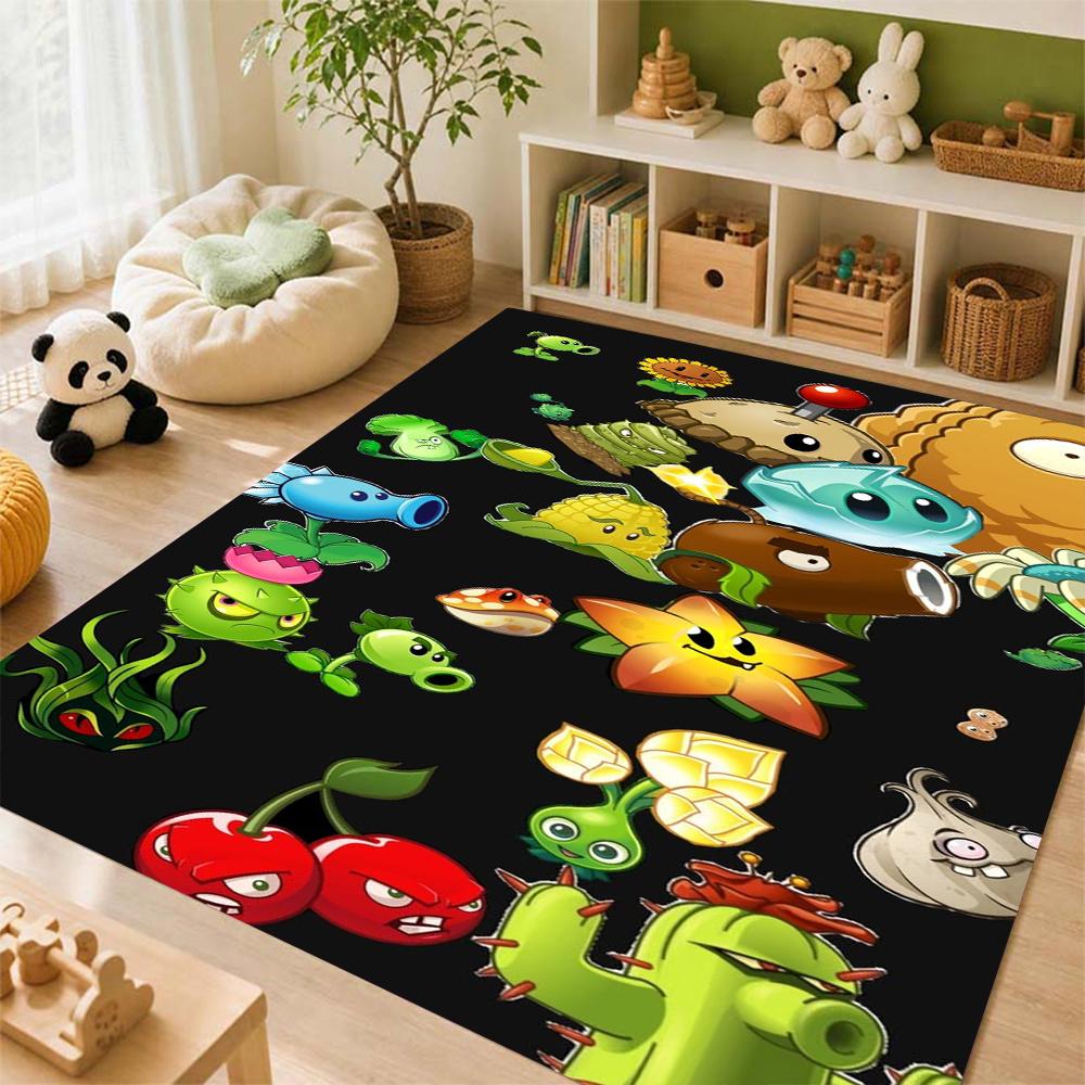 Plants Vs Zombies Carpet Living Room And Bedroom Mats Floor Mats Doormat Office Chair Cushion Room