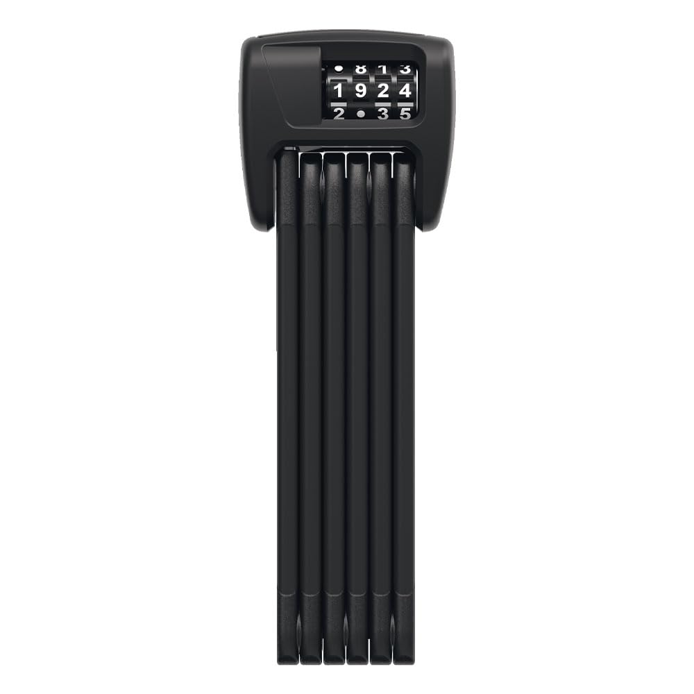 ABUS Reliable Bicycle Dial Lock with 5mm Mount Theft Compensation Black BLACK Authorized (Abus) German-made 4-Digit Blades, Included, Program, 90cm,
