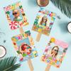 Hawaii Themed Summer Cartoon Pattern Hand Frame Party Decoration Props Photo