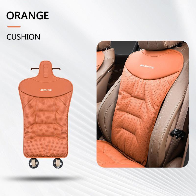 SUG2 New Car Seat Soft Velvet Cushion Non-Slip Protector Breathable Pad Backrest For Mercedes Benz B/C/E/S Class A Class C200L GLC