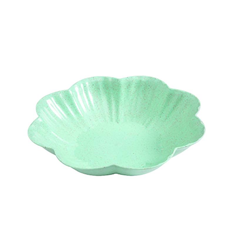 Plum Blossom Shape Fruit Plastic Plate Bowl Candy Melon Snack Nut Box Living Room Home Decoration