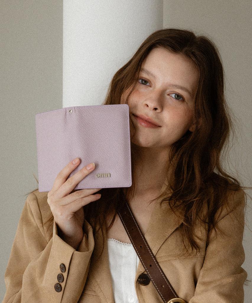 Omnipotent [Anti-Skimming]Memory Passport Wallet _Lavender