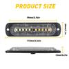 4X LED Flashing Strobe Light Grille Light Head Amber/White For Tow Truck Trailer
