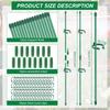 30Pcs Adjustable Plant Support Indoor Plant Sticks Support with Clips & Connectors Aquatic Plant Support for Indoor Plants