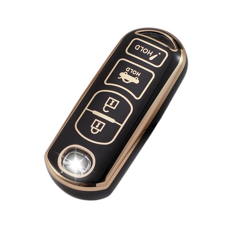 234 Buttons TPU Car Key Cover Key Case for Mazda 2 3 6 Axela Atenza CX-5 CX5 CX-3 CX-7 CX8 CX-9 2016 2017 2018 Auto Bag