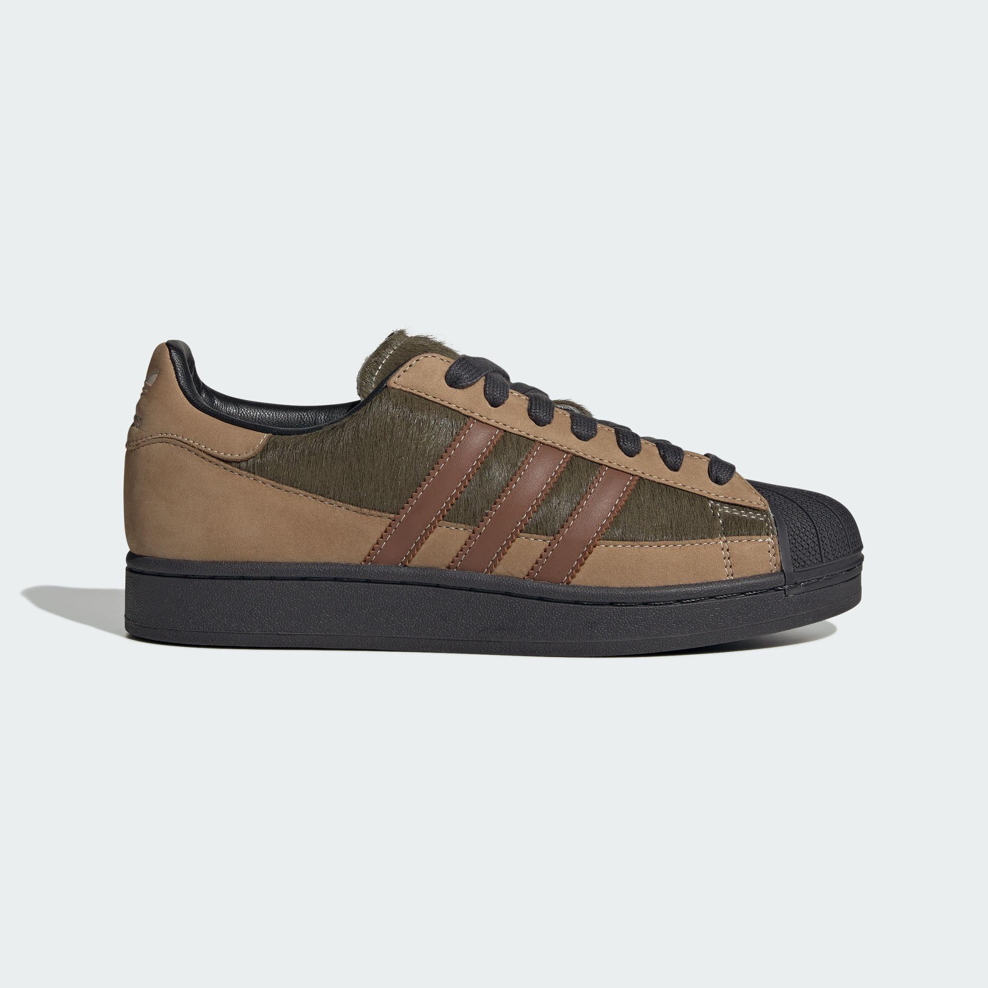 Adidas Originals Superstar 2 Skateboard Shoes Unisex Brown Green 35.5