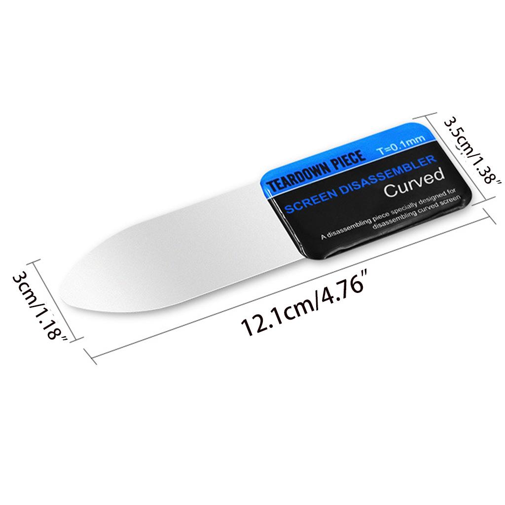 Outil fin et flexible en acier pour démonter les téléphones, spudger d'ouverture pour écran LCD incurvé de téléphone, carte levier pour réparation de téléphone