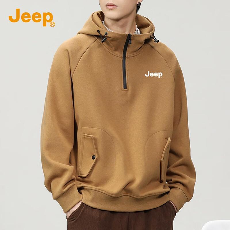 

Jeep Men s Loose Fit Hooded Sweatshirt 2XL