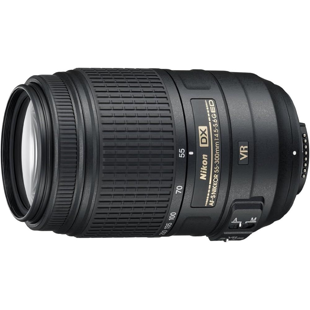 Nikon telephoto zoom lens AF-S DX NIKKOR 55-300mm f/4.5-5.6g ED VR for Nikon DX format