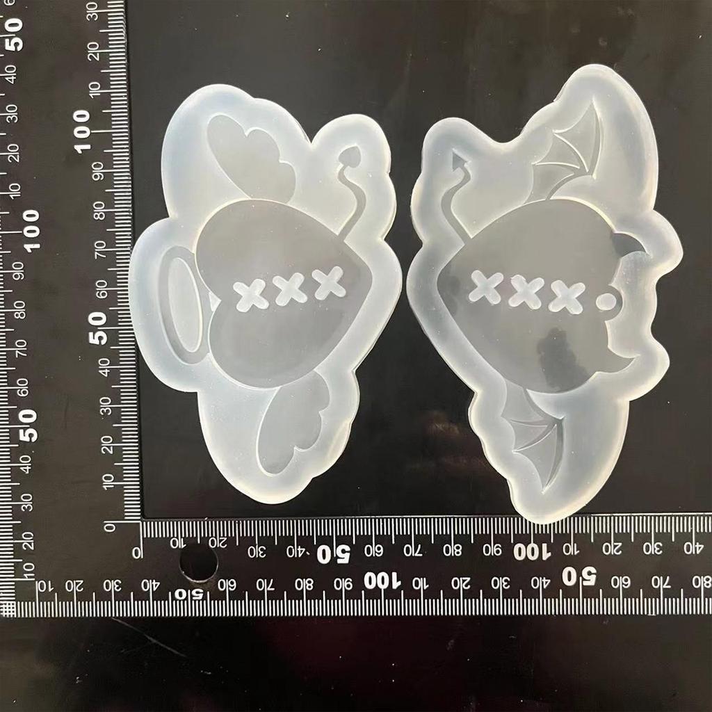 Angel Wing Heart Resin Mold Jewelry Making Keychain Pendant Mold DIY Silicone Mould Epoxy Resin Casting Tool Molds Decor