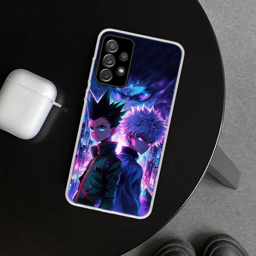 Huner X-Hunters Gon Phone Case Cover for Samsung Galaxy A12 A22 A32 A52 A72 A02S A51 A50S A31 A20S A10S Note 20 Ultra 10 Plus Ga