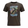 ODM Graphic Tee Black T-Shirt Grim Reaper Chillin' Like a Villain, Size M