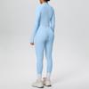 Cross-Border Halter Backless Sports Bra & High-Waisted Zipper Jacket Yoga Set