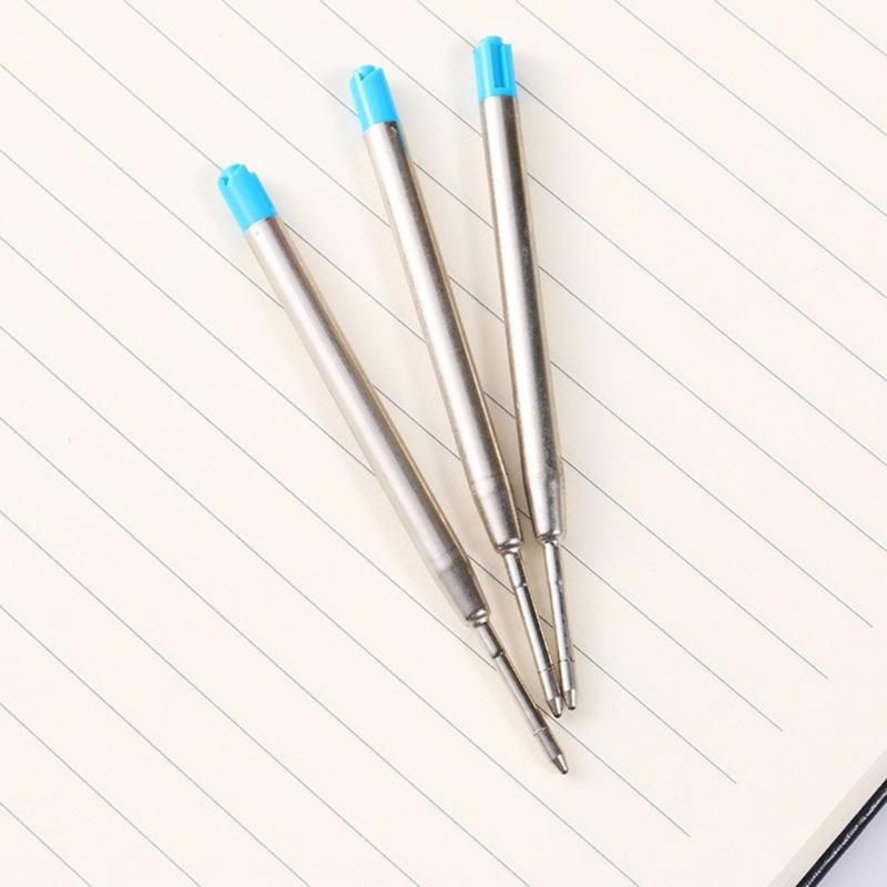 10Pcs Ball Points Pens Refills Metal Ballpoint Pen Refills, Replaceable Refills
