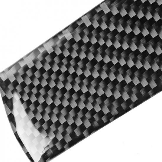 For Dodge Challenger 2008-2010 Carbon Fiber Steering Wheel Button Cover Trim