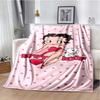 Cartoon Anime cute B-Boop MISS Super Soft Throws Blanket,Warm Cozy Blanket for Bed,Couch,Sofa,Bedroom,Living Room,Travel,Camping