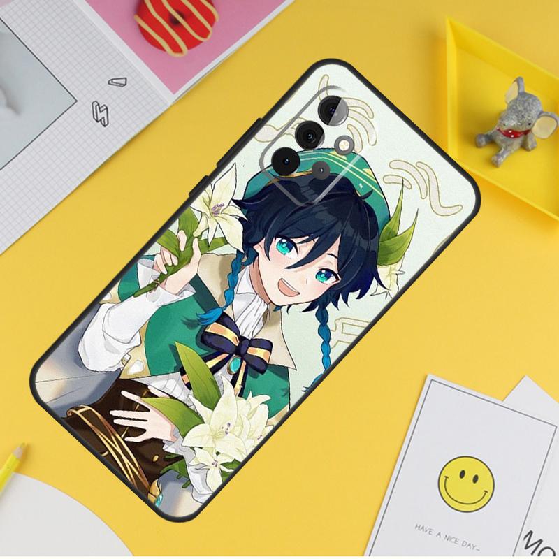 Genshin Impact Venti Hülle Für Samsung Galaxy A36 A16 A56 A06 A54 A34 A14 A13 A53 A12 A22 A32 A52 A35 A17 A15 A55