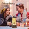 Christmas Decorations Home Lighted Christmas Snow Globe Christmas Lanterns Water Lanterns Glittering with Music USB and Battery Operated Singing Snow