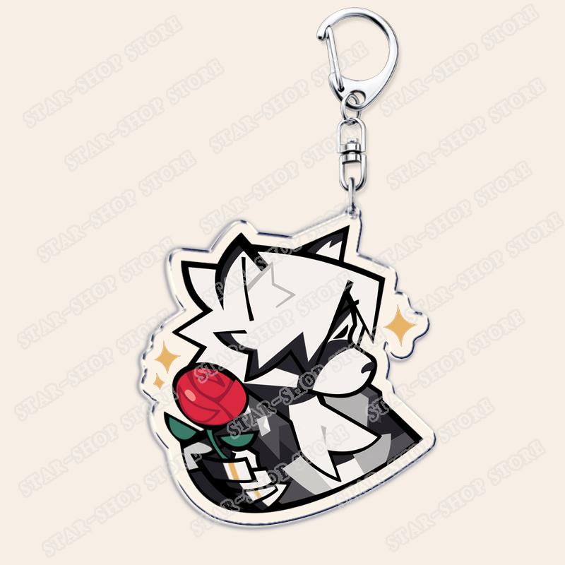 

Hot Game Zenless Zone Zero Keychain for Accessories Bag Anby Demara Billy Kid Key Chain Ring Keyring Jewelry Fans Friends Gifts