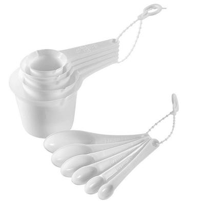 11X Measuring Cups Spoons Set Kitchen Plastic with Scale for Baking Cooking