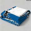 1PC Hertha BSC Custom Name Patterned Flannel Blanket Suitable For All Seasons for Home Decor Warmth and Comfort Gifts Holiday Present