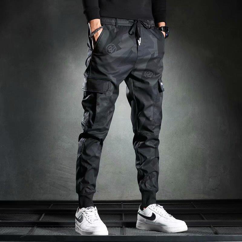 2023 Men's Camouflage Jogger Work Pants - Trendy Thin Harem Style