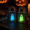 Breloc Fantomă Luminescent Halloween Sticlă Derivantă Strălucitoare Bijuterie Spectre Verde Creativă Cadou