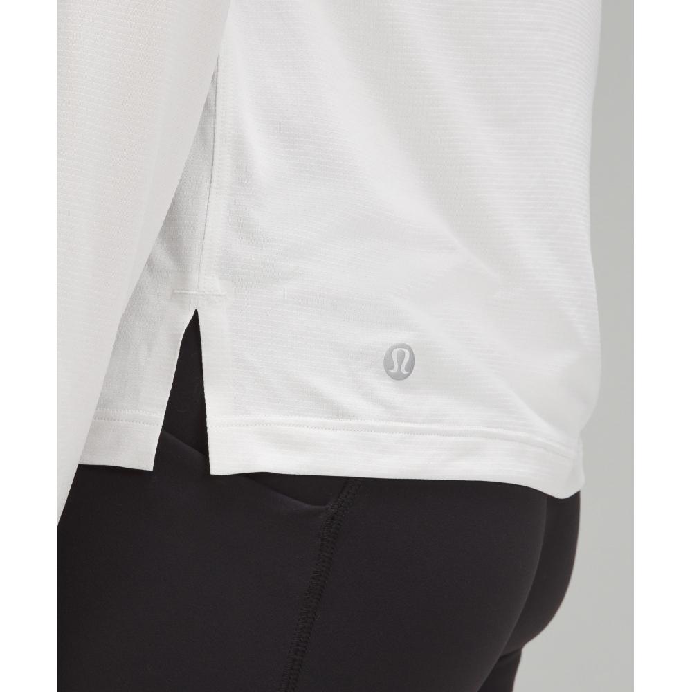 Lululemon UltraLight Hip Length Long Sleeve Shirt Light Vapor